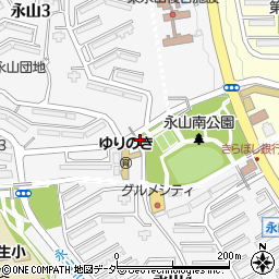 永山南公園トイレ周辺の地図