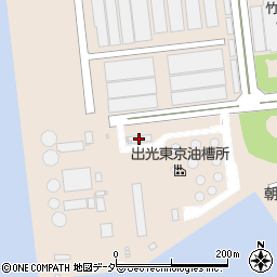出光興産東京油槽所周辺の地図
