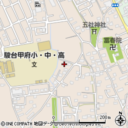 山梨県甲府市上今井町1372周辺の地図