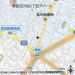 株式会社世田谷製作所　本社営業部周辺の地図