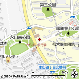 きらぼし銀行多摩諏訪団地 ＡＴＭ周辺の地図