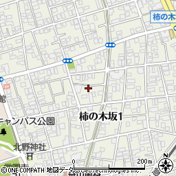 東京都目黒区柿の木坂1丁目25周辺の地図