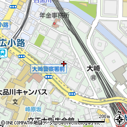 株式会社日東サービス　五反田プラント周辺の地図