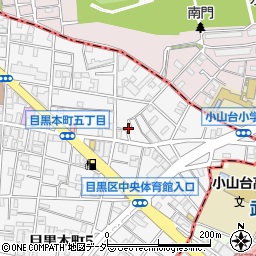 東京都目黒区目黒本町3丁目周辺の地図