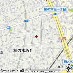 東京都目黒区柿の木坂1丁目12周辺の地図