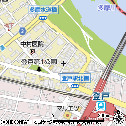 神奈川県川崎市多摩区登戸新町444-3周辺の地図