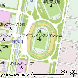 ＪＩＴ　リサイクルインク　スタジアム周辺の地図