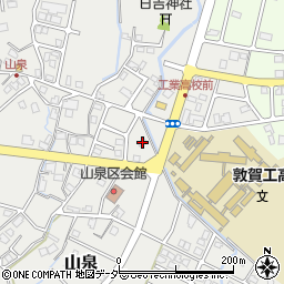 福井県敦賀市山泉13-3周辺の地図