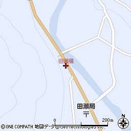 田瀬橋周辺の地図