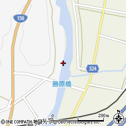 勝原橋周辺の地図