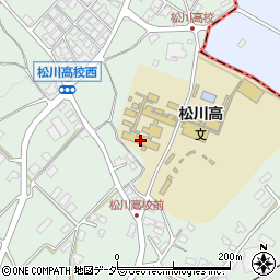 長野県立松川高等学校周辺の地図