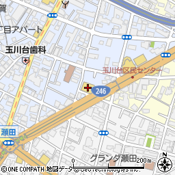 モビリティ東京　瀬田店周辺の地図