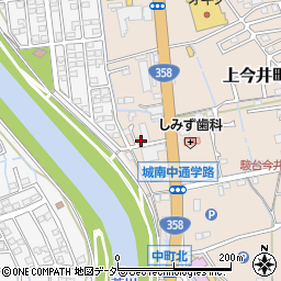 山梨県甲府市上今井町1030周辺の地図