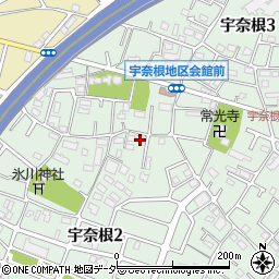 香取邸_宇奈根akippa駐車場周辺の地図