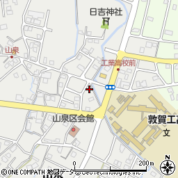 福井県敦賀市山泉13周辺の地図