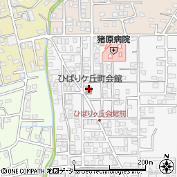ひばりケ丘町会館周辺の地図