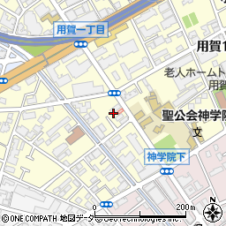 東京都世田谷区用賀1丁目周辺の地図