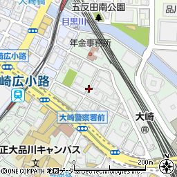 東京都品川区大崎5丁目周辺の地図