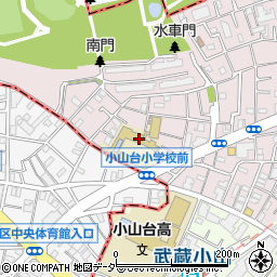 品川区立小山台小学校周辺の地図