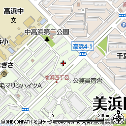 セブンイレブン千葉高浜店周辺の地図