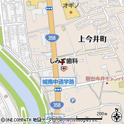 山梨県甲府市上今井町994周辺の地図