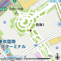 東京都江東区青海1丁目周辺の地図