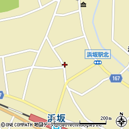 兵庫県美方郡新温泉町浜坂1175-2周辺の地図