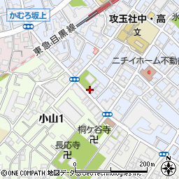 コーポライオン周辺の地図