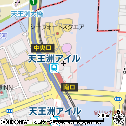 天王洲アイル第一公園周辺の地図