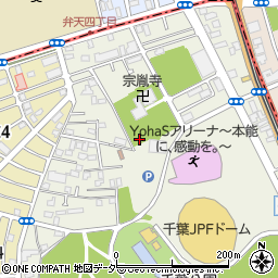 千葉県千葉市中央区弁天4丁目周辺の地図