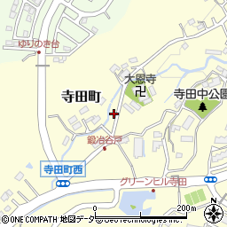 東京都八王子市寺田町1100-1周辺の地図