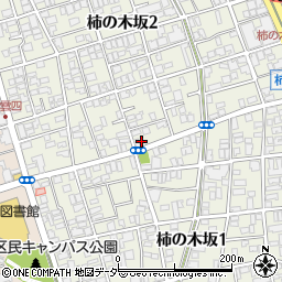 東京都目黒区柿の木坂2丁目16-11周辺の地図