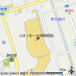 キングダムキッズ　イオンモール甲府昭和店周辺の地図