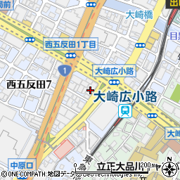 有限会社五反田トレーニングセンター周辺の地図