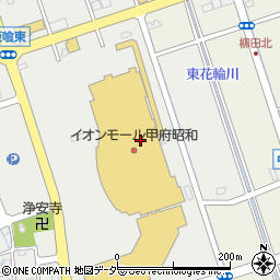 イオンモール甲府昭和周辺の地図