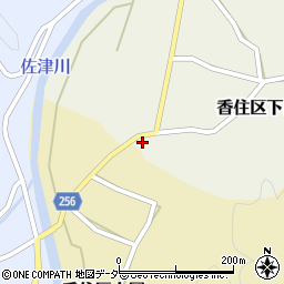 兵庫県美方郡香美町香住区下岡593周辺の地図