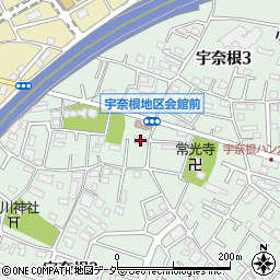 ケアハウス宇奈根周辺の地図