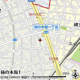 東京都目黒区柿の木坂1丁目1周辺の地図