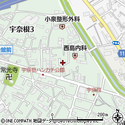 東京都世田谷区宇奈根3丁目2周辺の地図