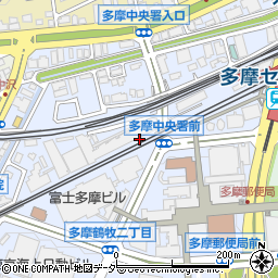 東京都多摩市鶴牧1丁目周辺の地図