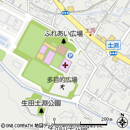 フロンタウン生田テニスコート周辺の地図