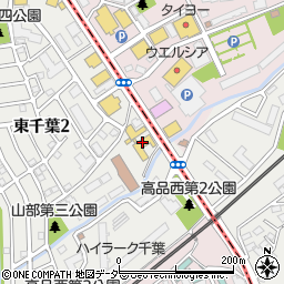 オリックスレンタカー東千葉店周辺の地図