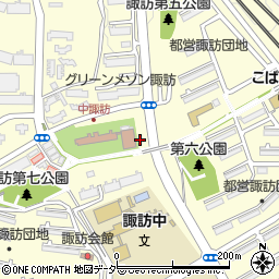 東京都多摩市諏訪周辺の地図