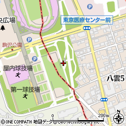 都立駒沢オリンピック公園トイレ２周辺の地図