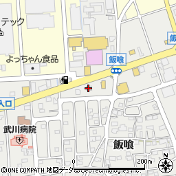 星乃珈琲店 甲府昭和店周辺の地図