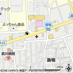 星乃珈琲店 甲府昭和店周辺の地図