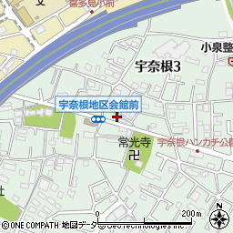 東京都世田谷区宇奈根3丁目6周辺の地図
