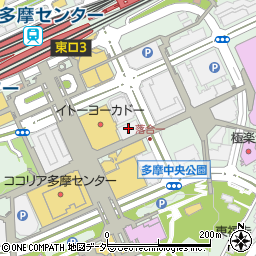 横浜銀行多摩センター支店周辺の地図