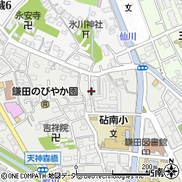 東京都世田谷区鎌田4丁目周辺の地図