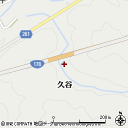 兵庫県美方郡新温泉町久谷周辺の地図
